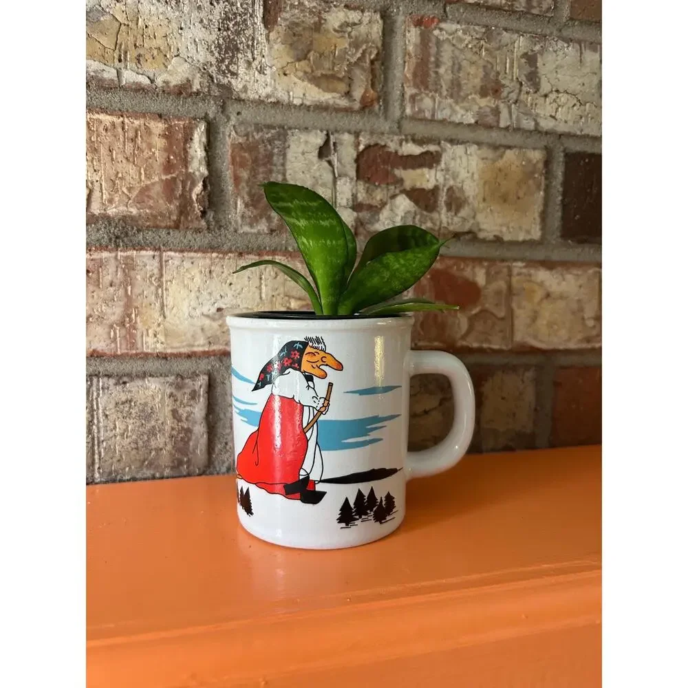 Vintage “Kitchen Witch” Ceramic Mug
